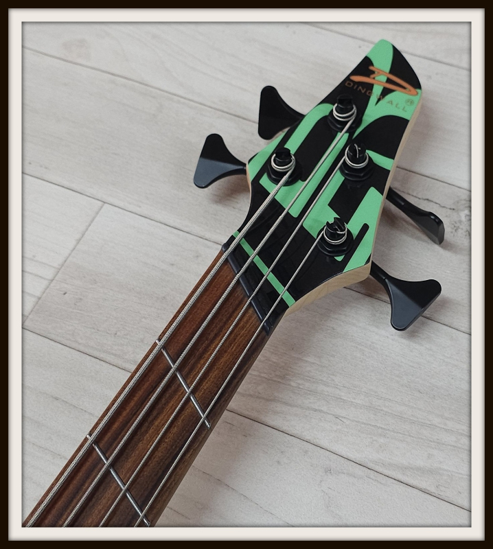 Dingwall JT3 John Taylor 4-String, Metallic Black, Signature